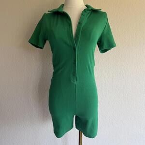 Motel Rocks BNWT Green Romper Size L